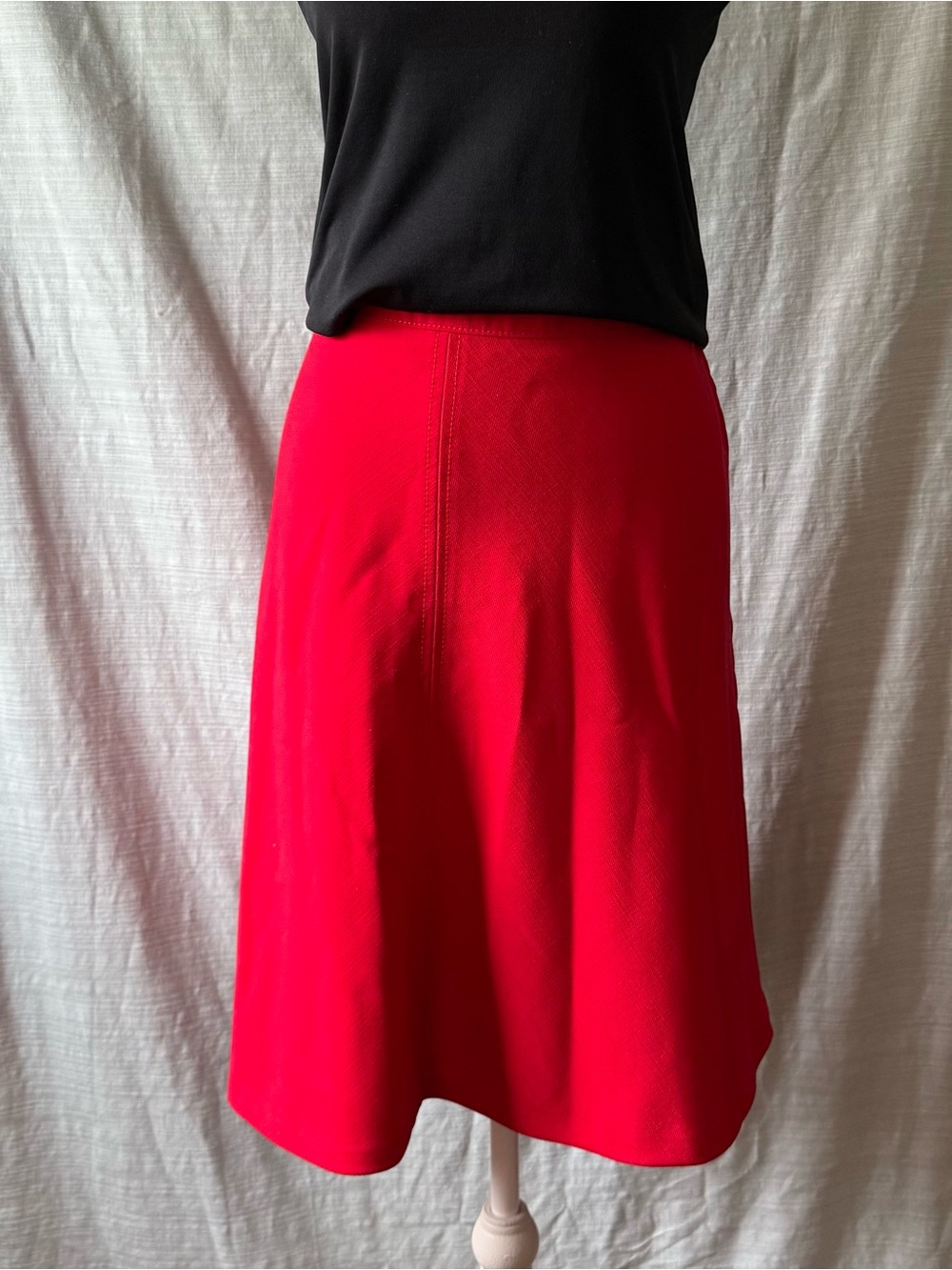 LOFT Bright Red Skirt